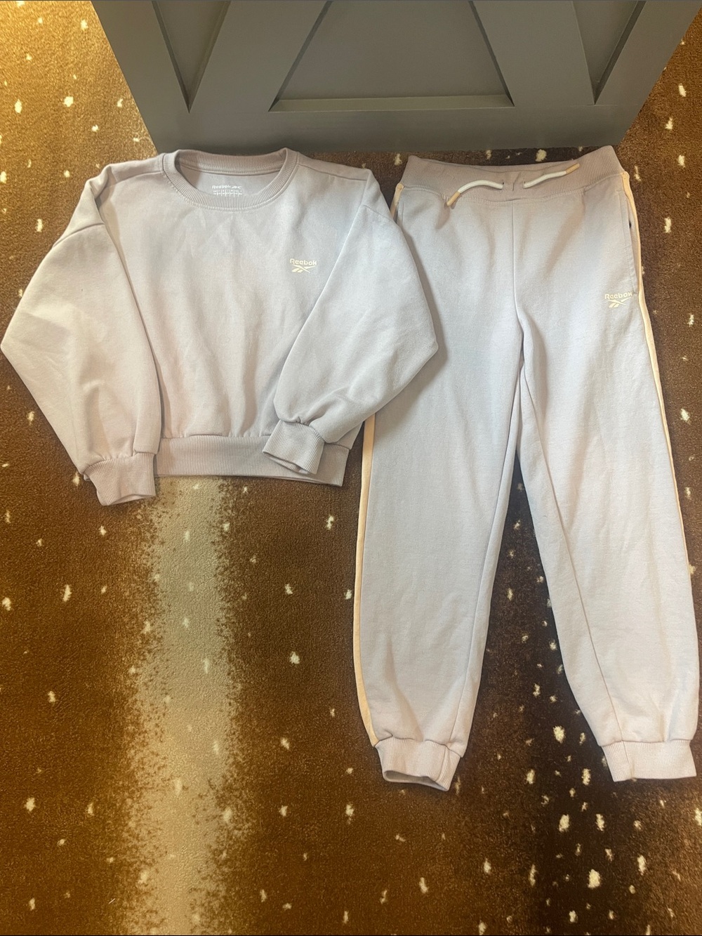 Reebok Kids Light Lavender Joggers - Lilac Sweatpants
